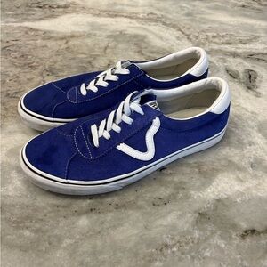Vans Old Skool Dazzling Blue Men's Suede Canvas Low Top Classic Skate Shoes 11.5